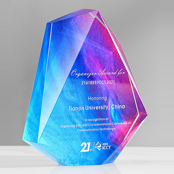 LSGIFTS Pinnacle Crystal Board Member Awards-7.5inch