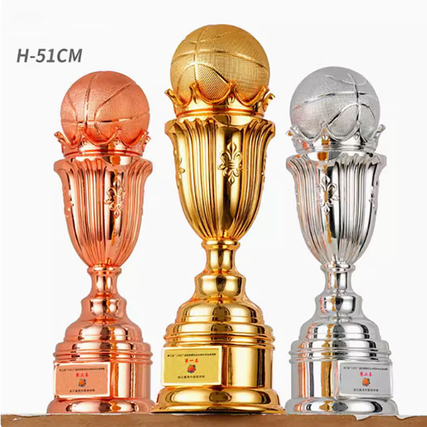 Resin Large Basketball Trophy-19.5