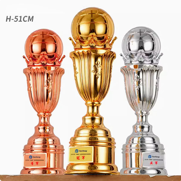 Resin Large Volleyball Trophy-19.5